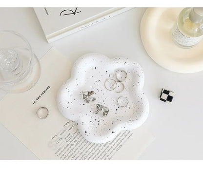 Flower-Shaped Jewelry Tray