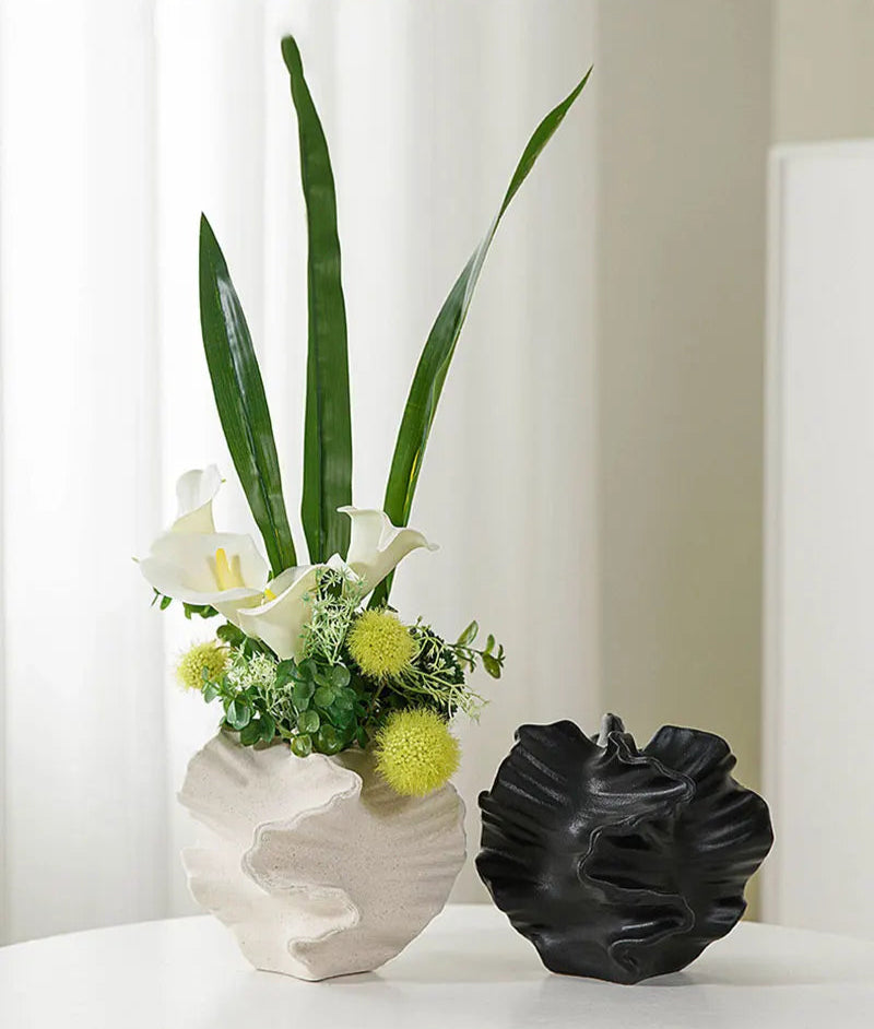 Elegant Ceramic Coral Vase