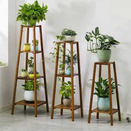 Bamboo Plant Stand - Multi Tiered