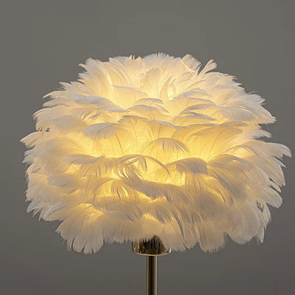 Romantic Feather Table Lamp