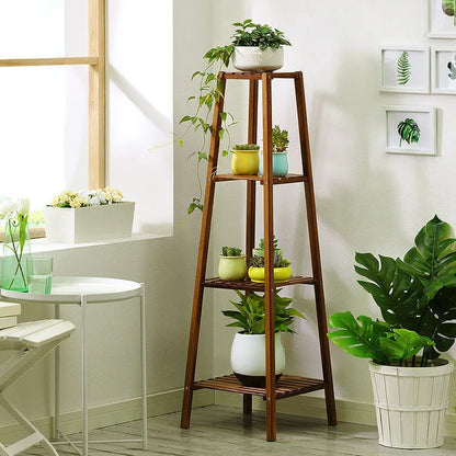 Bamboo Plant Stand - Multi Tiered